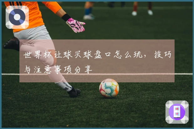 世界杯让球买球盘口怎么玩，技巧与注意事项分享