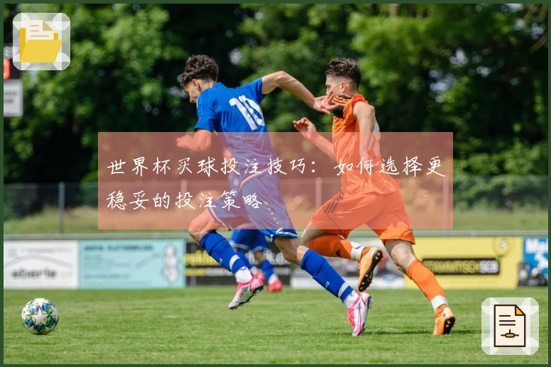 世界杯买球投注技巧:如何选择更稳妥的投注策略