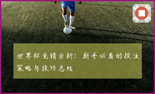 世界杯竞猜分析：新手必看的投注策略与技巧总结
